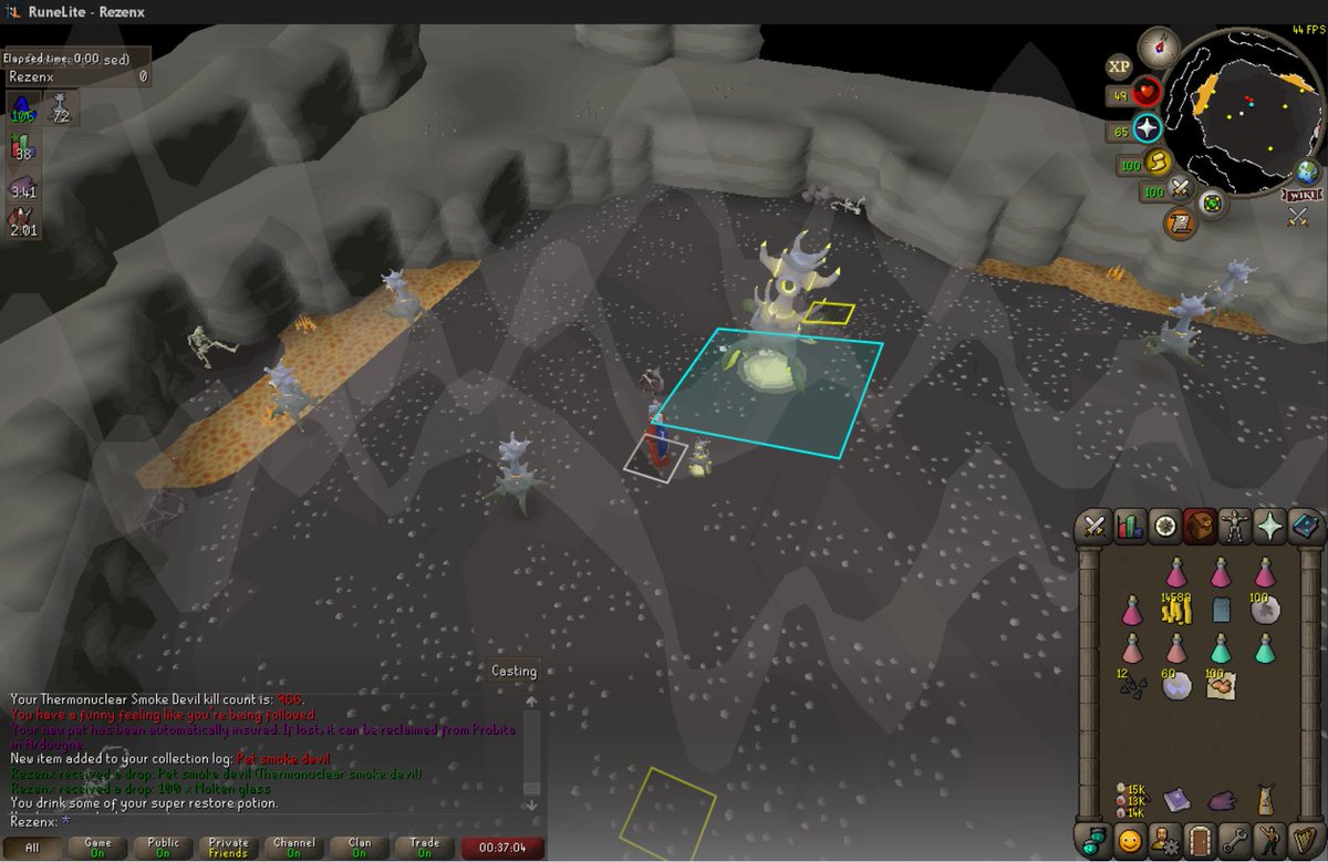 RezenixOSRS's tweet photo. #6 Pet Smoke Devil 966kc
#pures #osrs #pureclan #1defpure #runescape #pethunter https://t.co/JRV20P7nBd