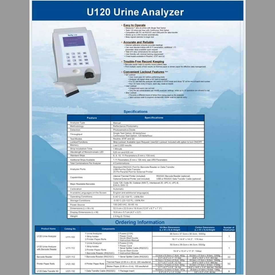 KaryaDeli's tweet photo. Produk Verify U120 Urine Analyzer ini sudah banyak digunakan oleh instansi yang melakukan uji tes urine, bahkan verify U120 Urine Analyzer adalah produk uji tes terlaris dan paling akurat dibandingkan produk lain.
Fast, Easy and Convenient! so grab it fast.
#urine
#alkes
#u120 https://t.co/rKdxfBDhZY