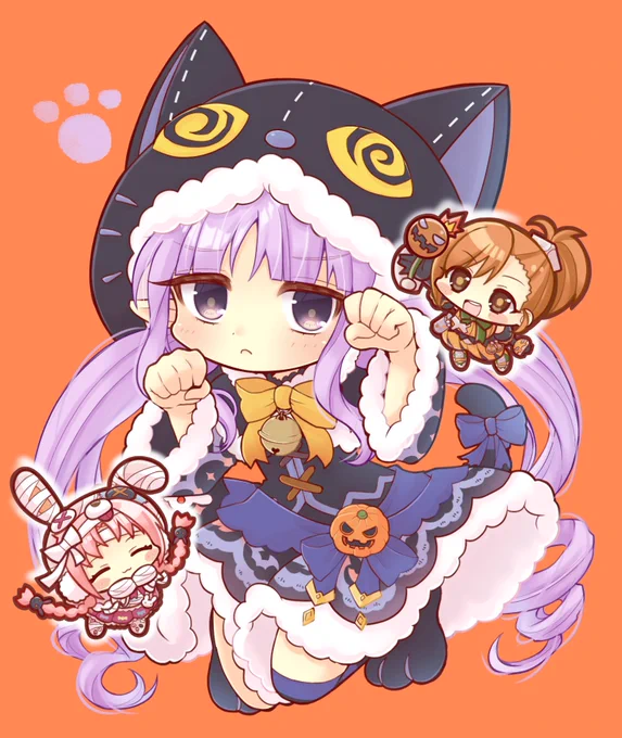 ハロウィン絵を描いてたらもう年越しだ!そんなハロウィンキョウカちゃん! #プリコネR 
