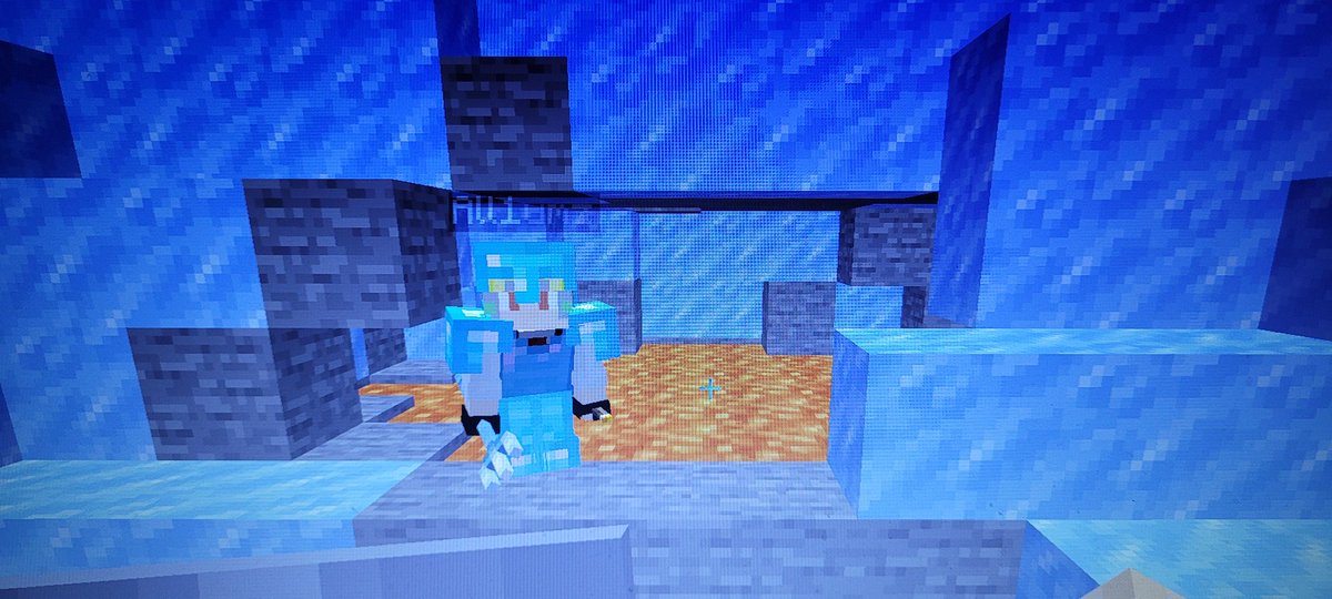 RomanCraft9810's tweet photo. That moment when you find a lava pit in the middle of a glacier. @All1umz https://t.co/LTXI1b7XTY
