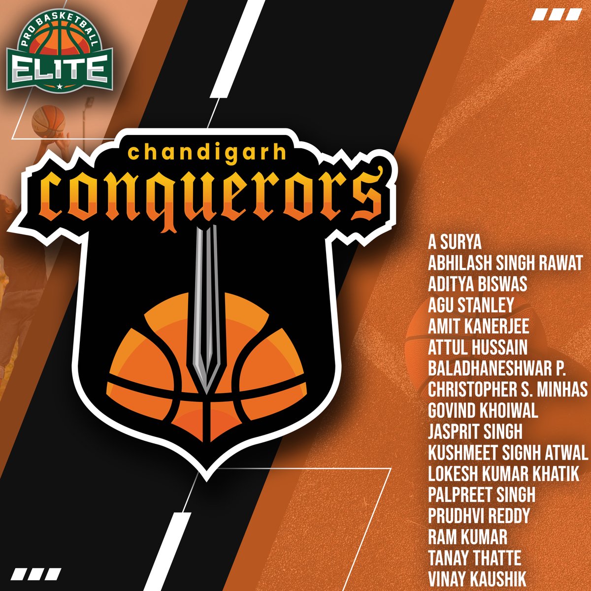 Make way for the Conquerors⚔️⚔️ Here are the warriors who'll take the courts to play for the first season of the Elite Pro Basketball League.
#basketball #eliteprobasketballleague #ballers #basketballindia #epbl #proleague #teams #champions #players #basketballindia