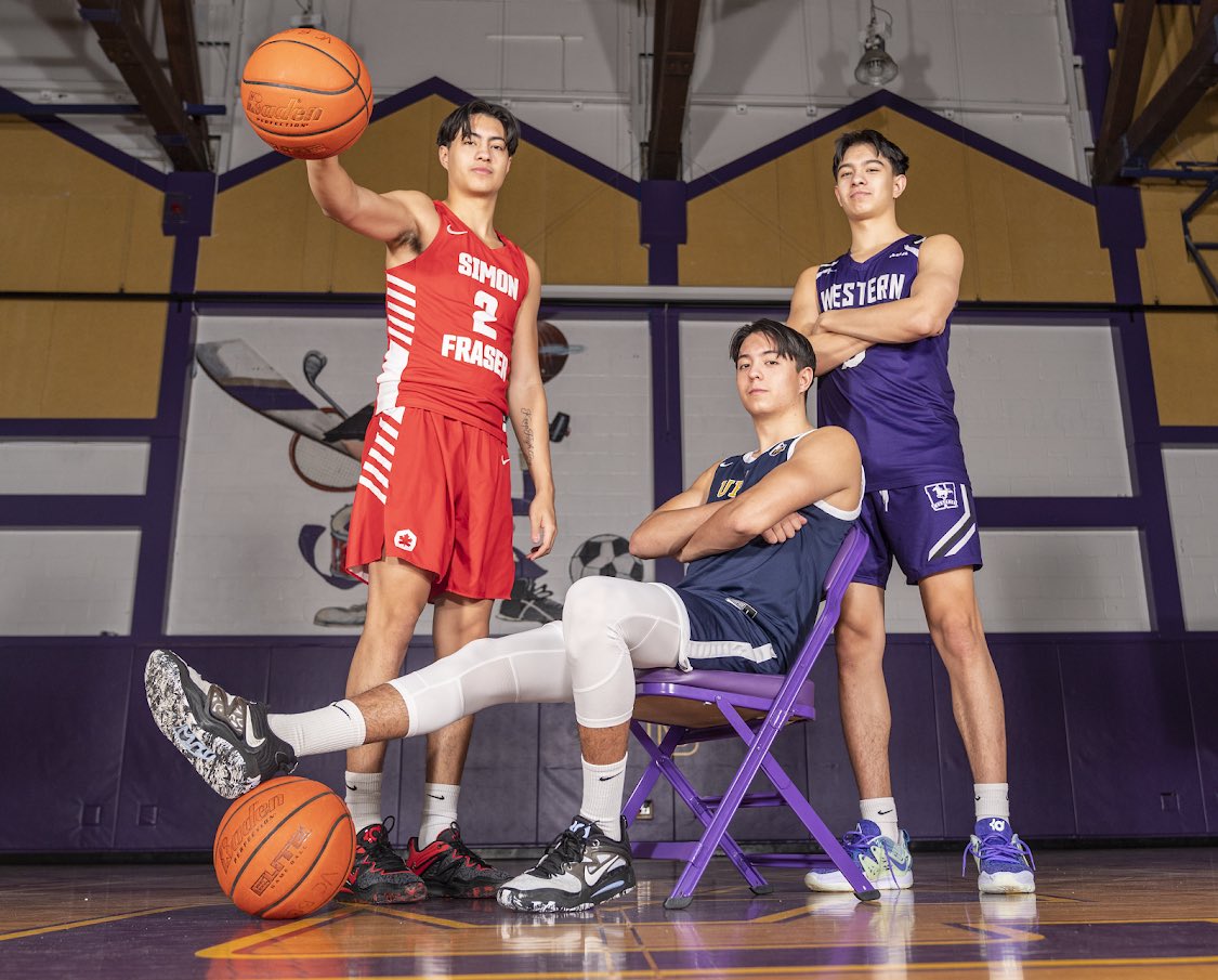 It’s not everyday you have three brothers who graduate from your program and move on to play at the next level. Proud of these three- Jack (VC18), Hunter (VC20), Cole (VC22) <a href="/sfu_mbb/">SFU Men's Basketball</a> <a href="/UBCCoachHanson/">Kevin Hanson</a> <a href="/Mustangs_Bball/">Western Men's Basketball</a> <a href="/VCIrishSports/">Vancouver College Athletics</a>