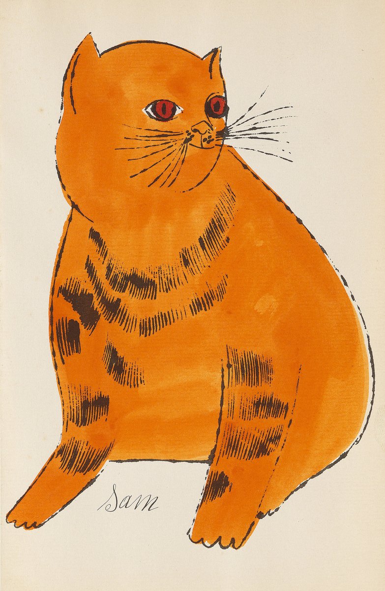「Andy Warhol, Cats 」|Takuma Ishikawaのイラスト