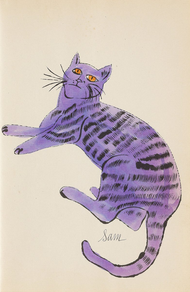 「Andy Warhol, Cats 」|Takuma Ishikawaのイラスト