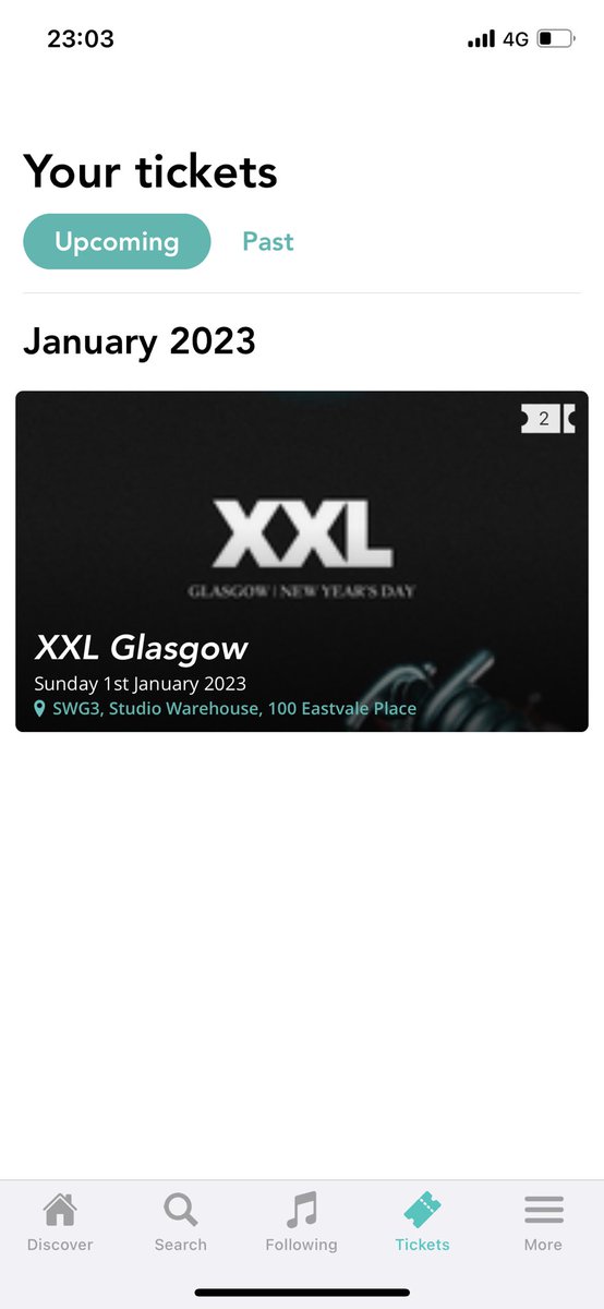 harrybulman's tweet photo. Selling 2 XXL Glasgow tickets DM me for offers https://t.co/4NA5gBezDY