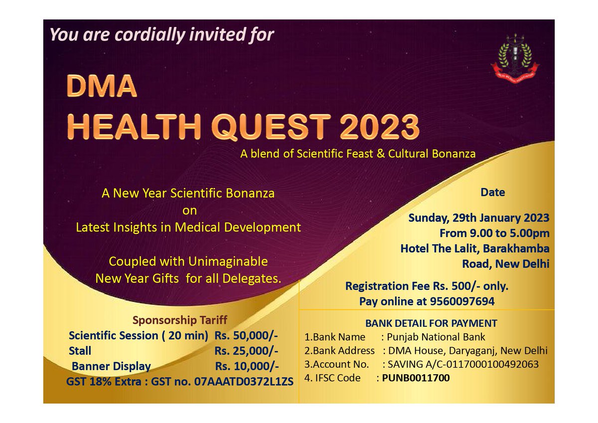 Delhi Medical Association Official tweet media
