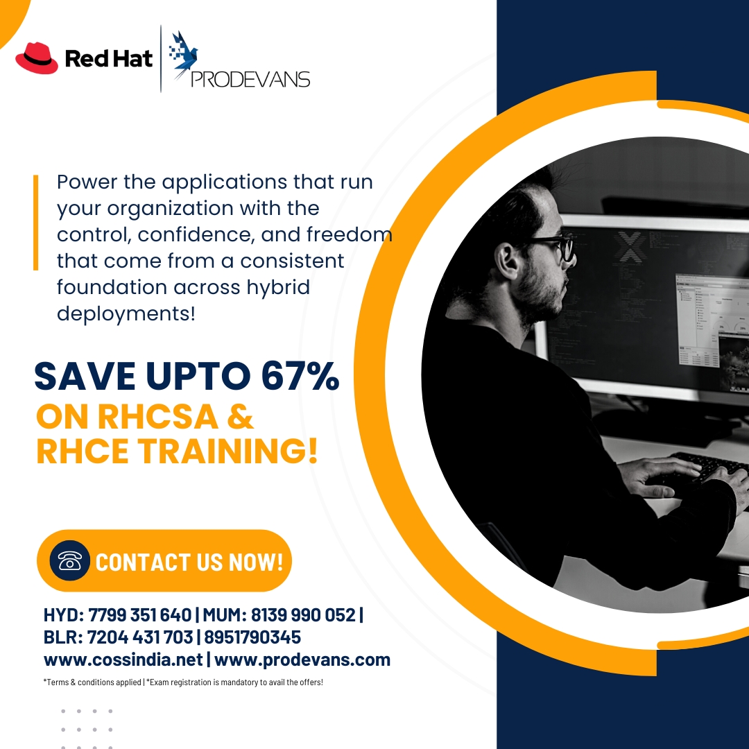 👉Register Here: lnkd.in/dNwMw2sa 
#2023planning #2023goals #skillbuilding #linkedinstrategy #newyeardeals #selfdevelopement #courses2022 #discountoffer #openshift #rhcsa #rhce #kubernetes #linux #ansible #redhat #openstack #technology #linux #opensource #cloud #containers