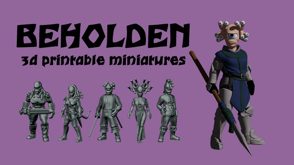 asininedave's tweet photo. Coming January... the many-eyed.

https://t.co/7kuecWpfe9

#3Dprinting #miniatures #dnd #ttrpg https://t.co/Ng07k6FgNt