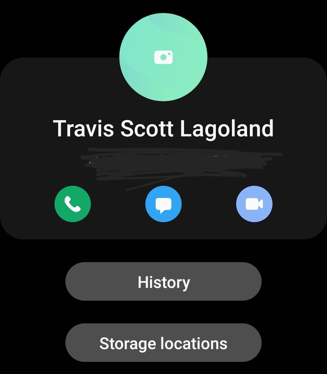 dankhub90's tweet photo. Omg guys, look it's Travis Scott in my contacts!!!!!! 
Ps. Ignore the lagoland part, it's totally not important. 👍 https://t.co/53hWj1HsdE