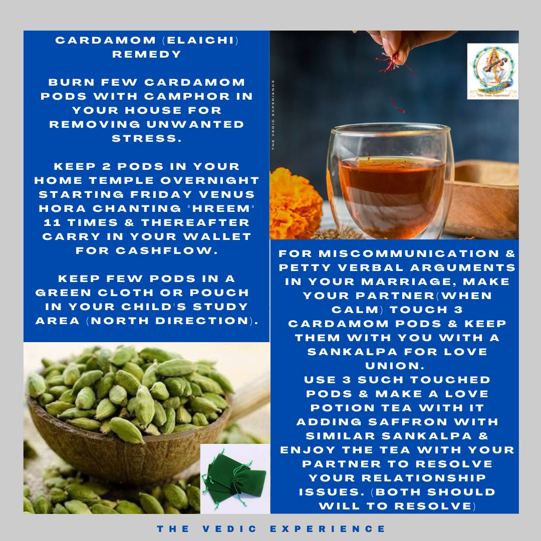 VedicExperience's tweet photo. #relationshipremedy #educationremedy #cardamom #wealth #astrology https://t.co/462orzEJDN