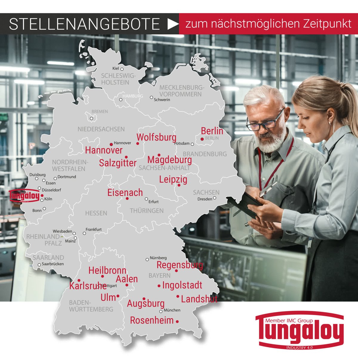 Gestalten Sie mit uns die Zerspanungswelt der Zukunft! Aktuell suchen wir:
> stellvertr. Leitung Customer Service (m/w/d), Langenfeld
> Produkt-Spezialisten (m/w/d), Langenfeld
> Technischer Verkäufer (m/w/d) im Außendienst - für verschiedene...