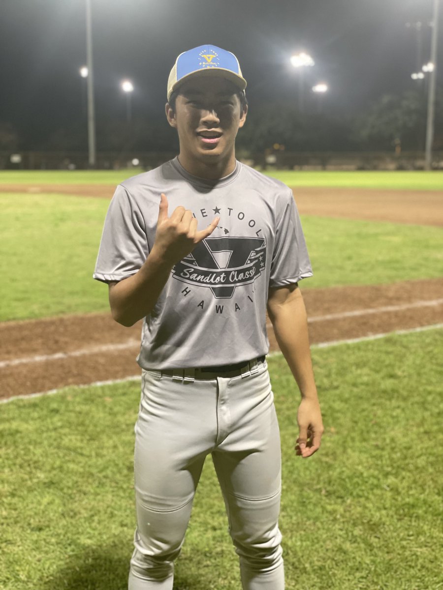 FiveToolHI's tweet photo. F: Honu 9, Beachboys 7
PoG: @LorenIwata_ 4 IP, 6K
Hitter: @AydanLobetos 1-3, 2B, 2RBI
Notable: @kade_hue 2-3, RBI
@MWakakuwa 2-3 https://t.co/t1oGMOLojg