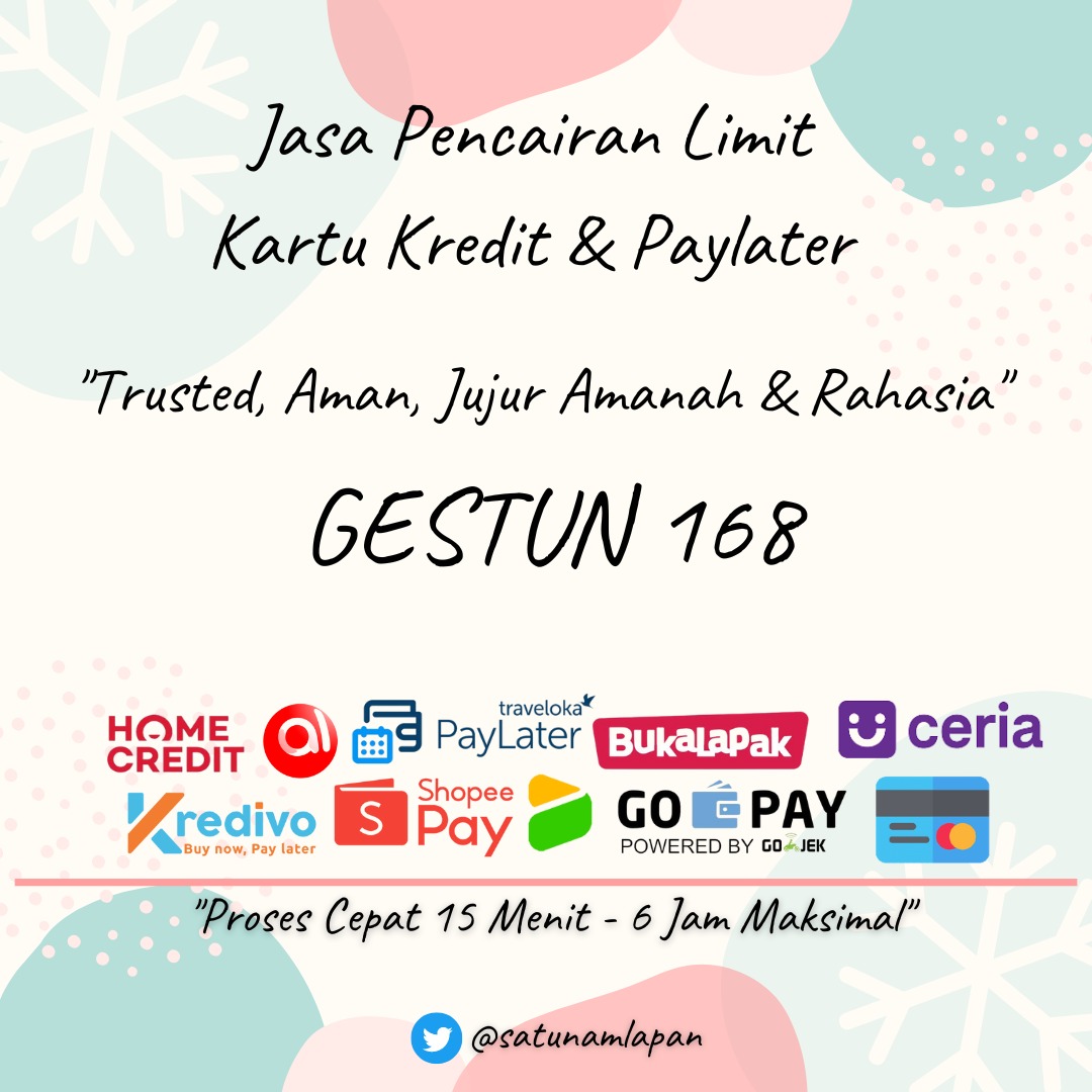 ourvars's tweet photo. ʜᴇʟʟᴏ †hêrê ‼️ @satunamlapan menyediakan gestun paylater loh 😍💗

🍰 kredivo, spay, gopay, Traveloka Bukalapak, dan masih banyak lagi 🤍‼️
🍰 yuk langsung hubungi @satunamlapan atau WA ke https://t.co/wxU8g9Hrv3
#zonauang https://t.co/v2QbH6PJPE