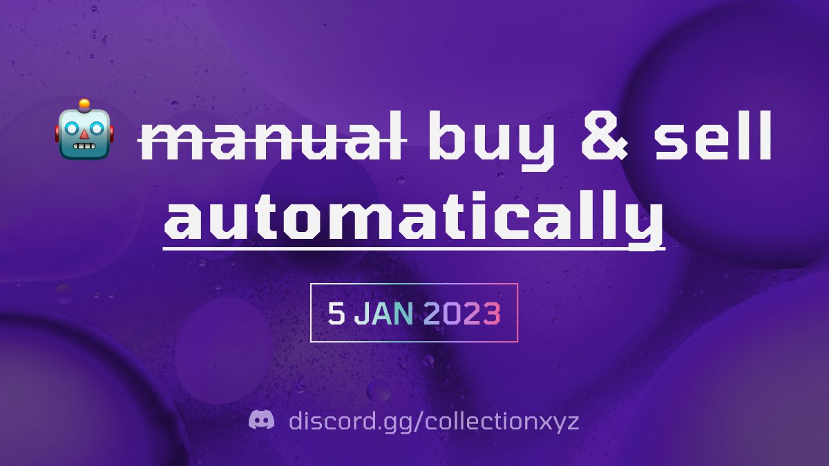 🤖 Buy &amp; Sell Automatically

* 5 Jan 2023 *