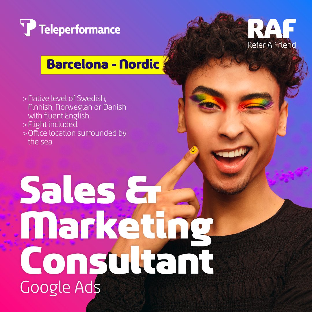 tp_spain's tweet image. Do you know our Referral Program? 💸

This is an easy way to double your income by referring your friends!

You can start checking the offers and sharing them! The more you refer, the more opportunities to win!

#BarcelonaJobs #DigitalMarketing #Sales #WeAreHiring #WorkInSpain