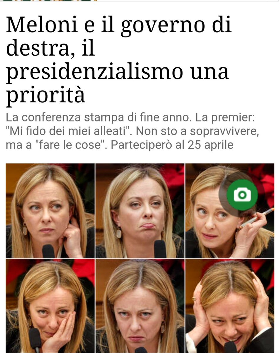 #GiorgiaMeloni annuncia che l'obiettivo è il #presidenzialismo.
Esattamente come voleva la #P2 di #LicioGelli.
Chi ha a cuore democrazia e libertà, sa come comportarsi.