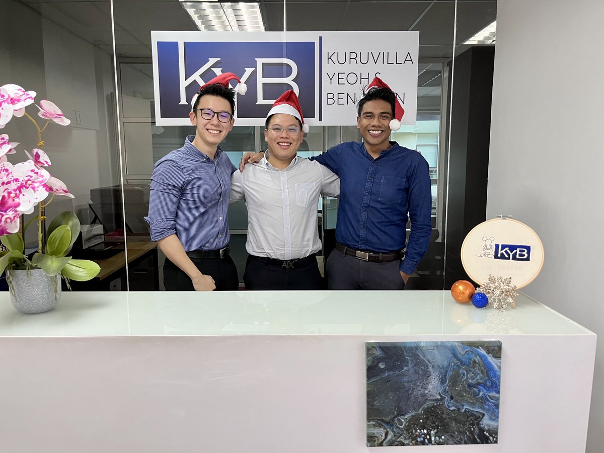 As the year draws to a close, the Firm would like to take this opportunity to express our gratitude to all our clients, colleagues, collaborators, friends and families for their support throughout 2022. 

Happy New Year 2023 from all of us at Kuruvilla, Yeoh &amp; Benjamin. #kyblegal