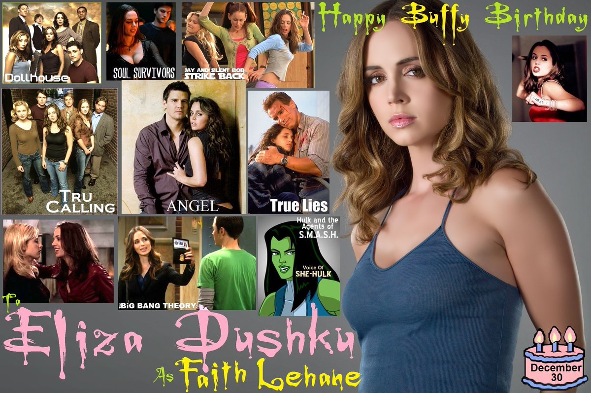 Happy birthday Eliza Dushku, born December 30, 1980.
#elizadushku #buffythevampireslayer #angel #trucalling #dollhouse #truelies #bringiton #wrongturn #jayandsilentbobstrikeback #shehulk #thebigbangtheory #december30 #birthday #TodayInNerdHistory
More Info
facebook.com/TodayInNerdHis…