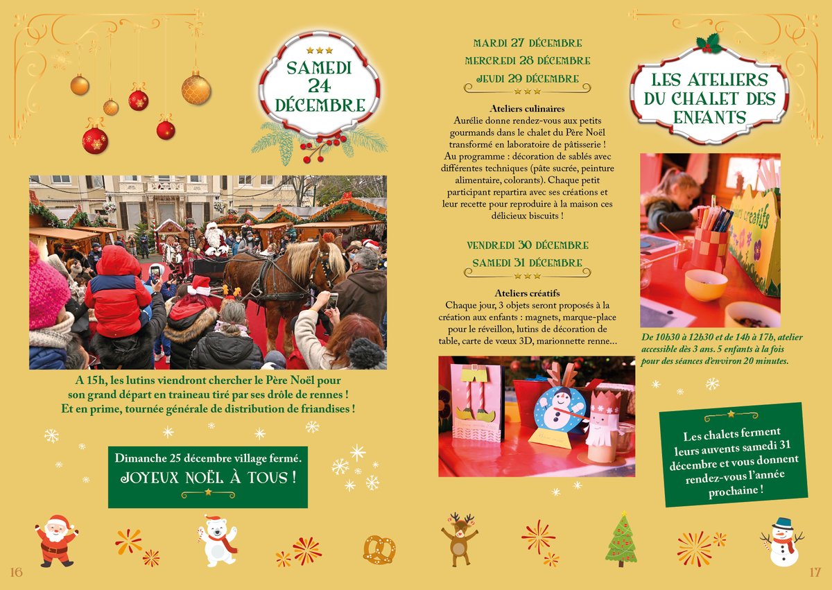 Le plus beau Village de Noël de Provence fermera ses portes demain samedi 31 décembre à 18h30. Pour l'heure, la fête continue 🥳🤩