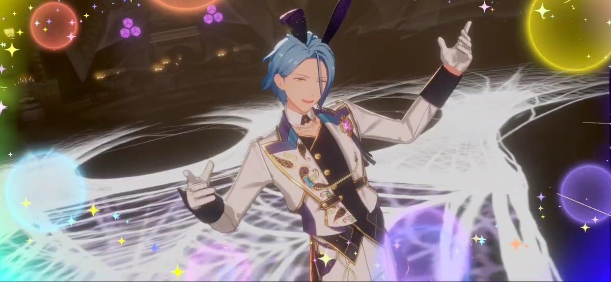 ラッキーバニーHiMERUのSCR衣装は白！でもお耳と後ろのしっぽ？は黒の