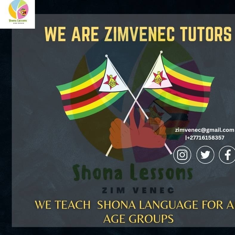 Contact
+27716158357 |
 zimvenec@gmail.com

......
Register your child to ZimVenec Tutors,,, let him/her learn the basics of Shona language.

#lovemylanguage #GoodMorningEveryone