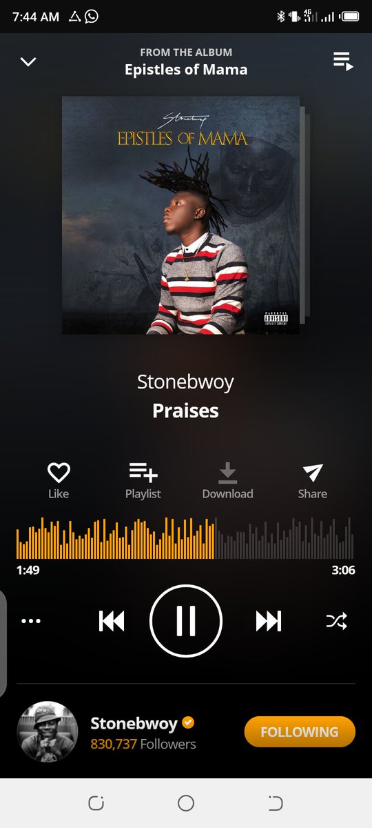 raphappiah1's tweet image. This is how my morning goes, after praying to God thanking him for everything I put this two songs on repeat till I&apos;m done with my meditation. My day is set after this. I think you should also give a try. @stonebwoy God bless you this powerful gosple songs. #Praises #SameGod 🙏🙌