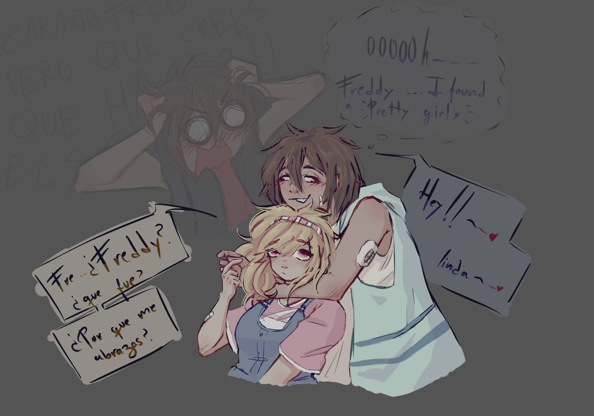 fred, eso no era parte del trato gil

#FNAFHS #fhs #freddica #fredica