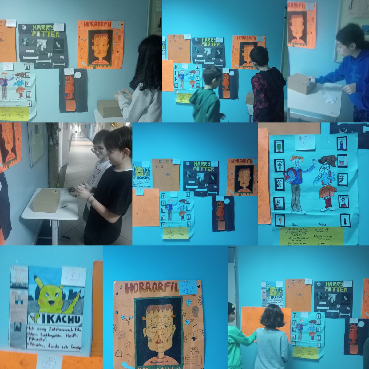 Poster-Wettbewerb 🇩🇪 Wir gehen ins Kino 🍿 Sinema konusunu pekiştirmek için 6. Sınıflar poster tasarladı, 5. Sınıflar oyladı 🤩 <a href="/UdoKywall/">Udo Kywall</a> <a href="/mineasinan/">Mine Sinan</a> <a href="/baris__bilir/">Barış Bilir</a> <a href="/DogaOkullari/">Doğa Koleji</a> <a href="/DogaAlmanca/">Doğa Koleji Almanca</a>