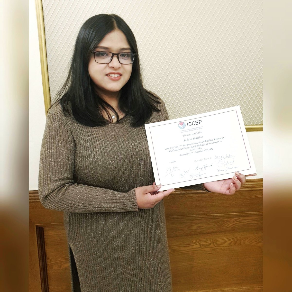Now a certified Fellow of the 52nd International Society for Cardiovascular Disease Epidemiology and Prevention (ISCEP) Teaching Seminar 2022, supported by the World Heart Federation! What an exciting and inspiring 2 weeks!