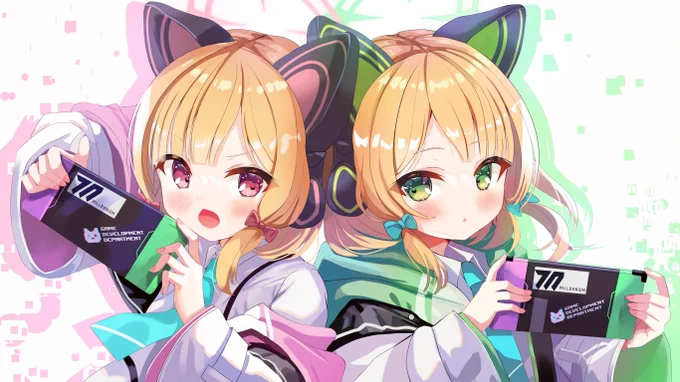 #今年も残りわずかなのでお気に入りの4枚を貼る ブルアカと推し最近の絵全部好きです(自己肯定感MAX) 