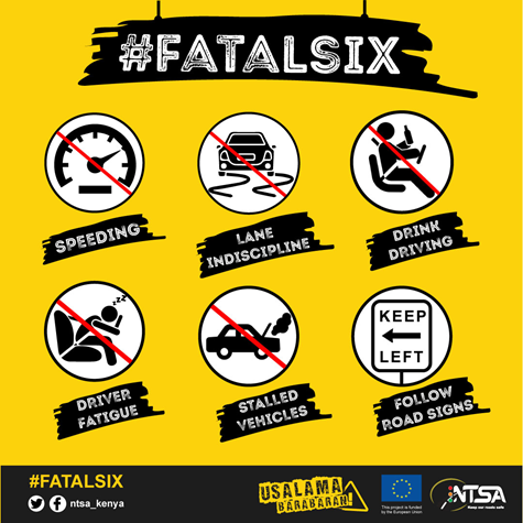 SiayaInstitute's tweet photo. Madere kaeni rada!

Kuspeed, kuwa na uchovu ama kukuwa drunk uki drive, zote zinaweza sababisha ajali . Fuata road signs na gari ikileta shida, iweke tu hapo kando udeal nayo bila kuhatarisha wasee wengine.

#FatalSix #UsalamaBarabarani @ntsa_kenya https://t.co/8OJIfUYLa3