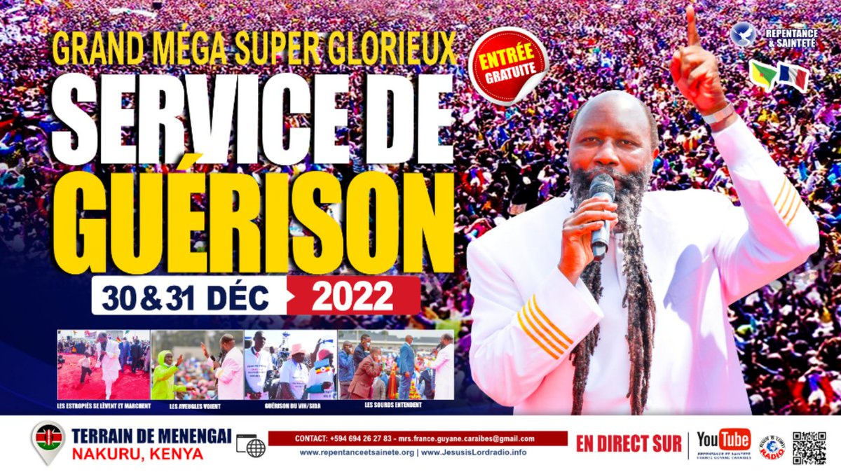 Here we are ! 🔥🔥🔥🔥🇬🇫🇫🇷 #Menengai5HealingService