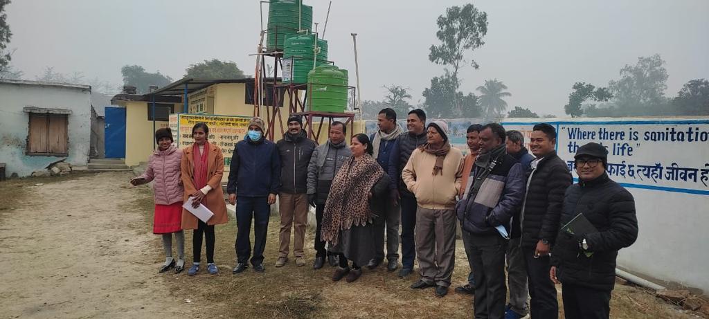 WHH_Nepal's tweet photo. This week, district level #stakeholders (Siraha) together with @SABALNEPAL  met together, monitored, shared the progresses &amp; learnings of our work. We  acknowledge this  continued support and collaboration  #WashSystem  #SSI #SDG6 @Welthungerhilfe @BMZ_Bund @VivaconAgua https://t.co/UGOyoK3lS3