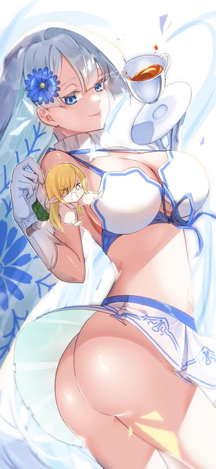 大晦日前日ですねお絵かきエルフに混ざってfateの最推しジャンヌも加えてやったぜ #2022年自分が選ぶ今年の4枚 