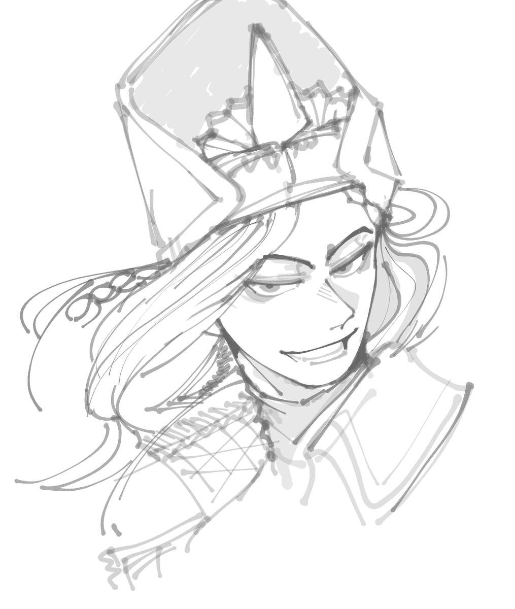 Wreckthyarse's tweet image. Jamil sketch for a friend
#twistedwonderland
#twstファンアート