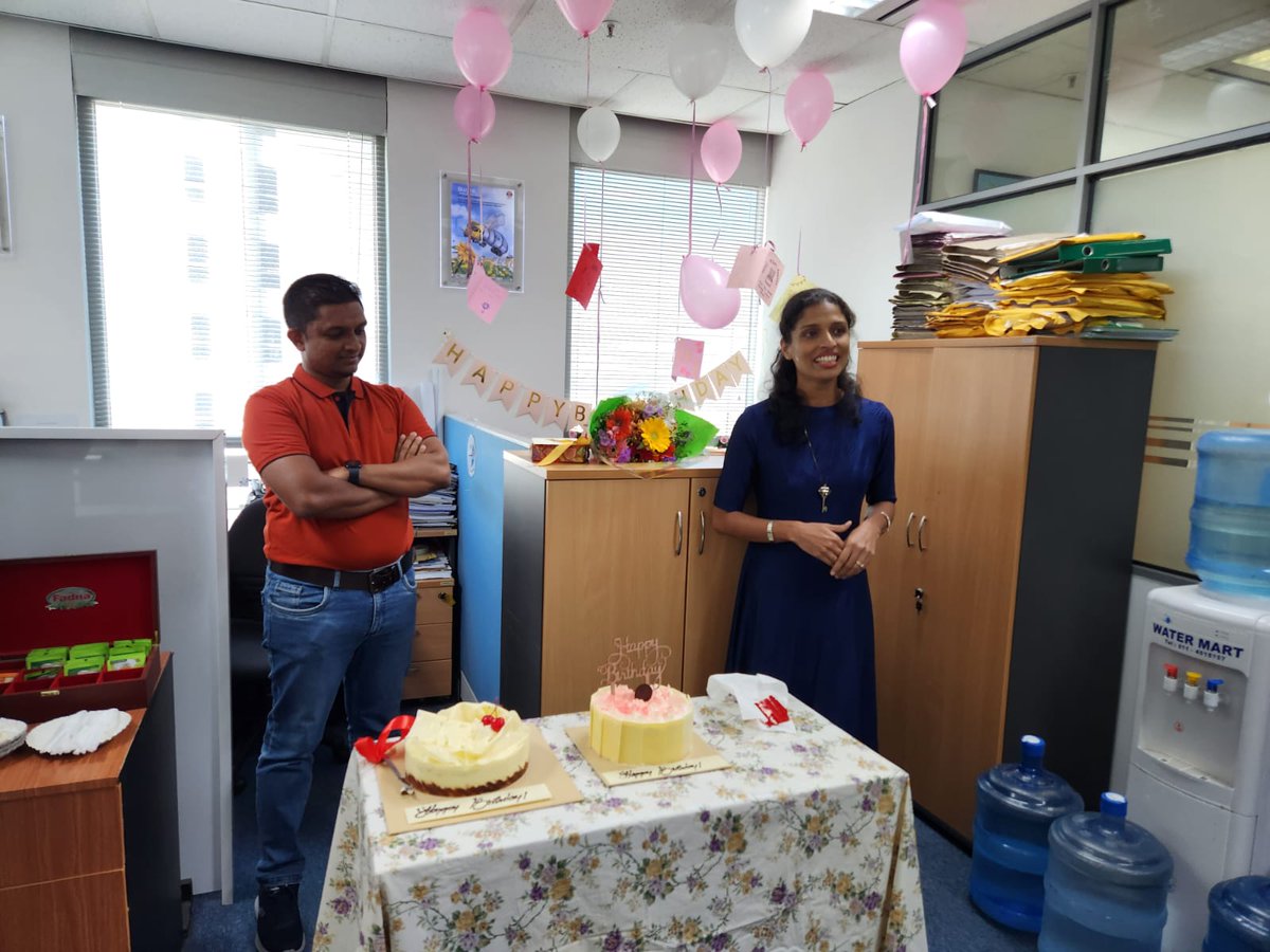 ManojGu10100891's tweet photo. Jubilant to celebrate birthday of Rasara &amp; Zulqifl -our loving  hardworking members of LIOC family. V acknowledge their precious contribution &amp; wish them lots of happiness, prosperity &amp; success today &amp; forever. V believe small gestures like this induce happiness &amp; togetherness https://t.co/gDy9hyXfoa