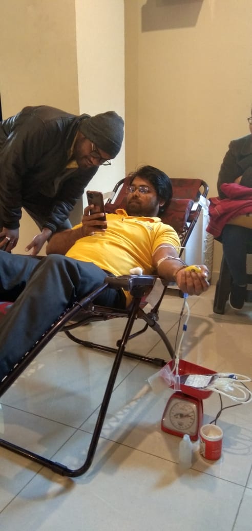 jhswabhiman's tweet photo. Voluntary Blood Donation Camp being organized today #Jharkhandswabhiman today.

@HemantSorenJMM 
@BannaGupta76 
@NACOINDIA 
@JharkhandAids 
@HLTH_JHARKHAND 
@dr_bhakat 
@satyabokaro 
@Nihal7701 
@RadioCityShanvi https://t.co/Pe9tQZDR8I