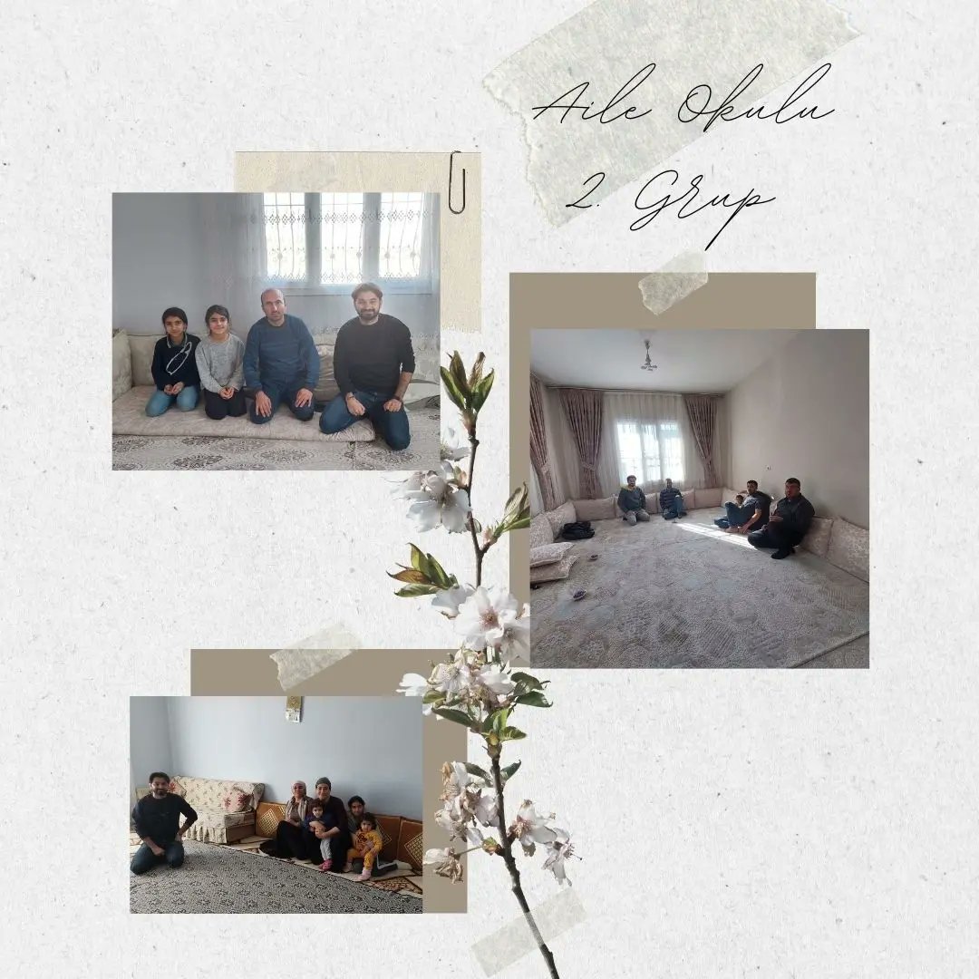Aile Okulu 2. Grup çalışmaları tamamlandı 😊 Eğitim ortamı bazen okul bazen de evler oldu. Çocuklar hepimizin sorumluğunda olan ve geleceğe taşıdığımız bir değerdir 💐 Bu bilinçle çalışmalarımız devam edecektir 👏

<a href="/Murat69_Demir/">Murat Demir</a> @AhmetBilen0647 <a href="/Vedat47Bayram/">Vedat Bayram</a>  <a href="/kiziltepemem47/">Kızıltepe İlçe Milli Eğitim Müdürlüğü</a>