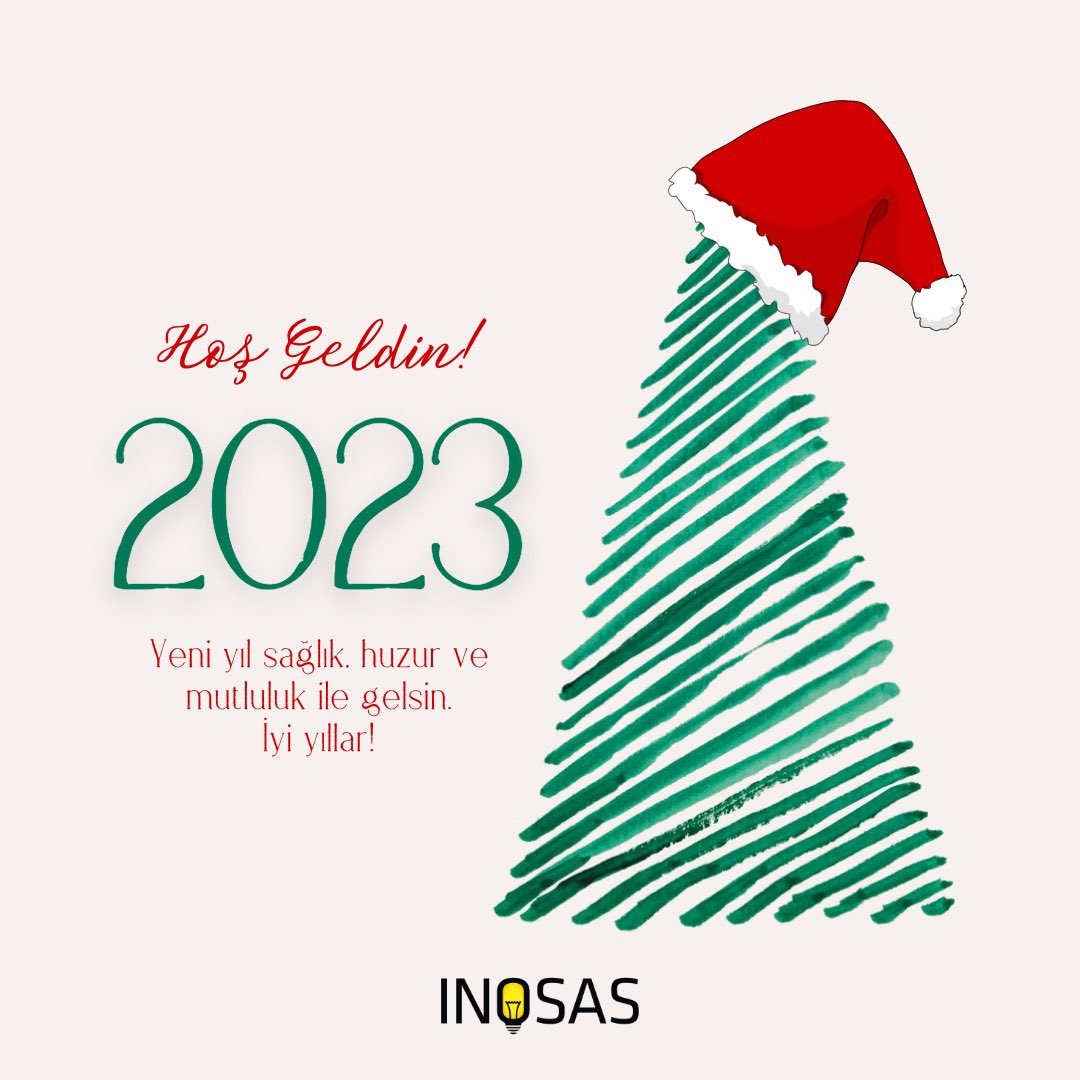 InosasIT's tweet photo. 2022 yılında çok çalıştık, çok yorulduk ama yen hedeflerle 2023’e başlıyoruz. 2023’ün herkese mutluluk, sağlık, huzur getirmesi dileğiyle. 

#2022 #2023 #yeniyıl #inosas https://t.co/N1vNjyn0o7