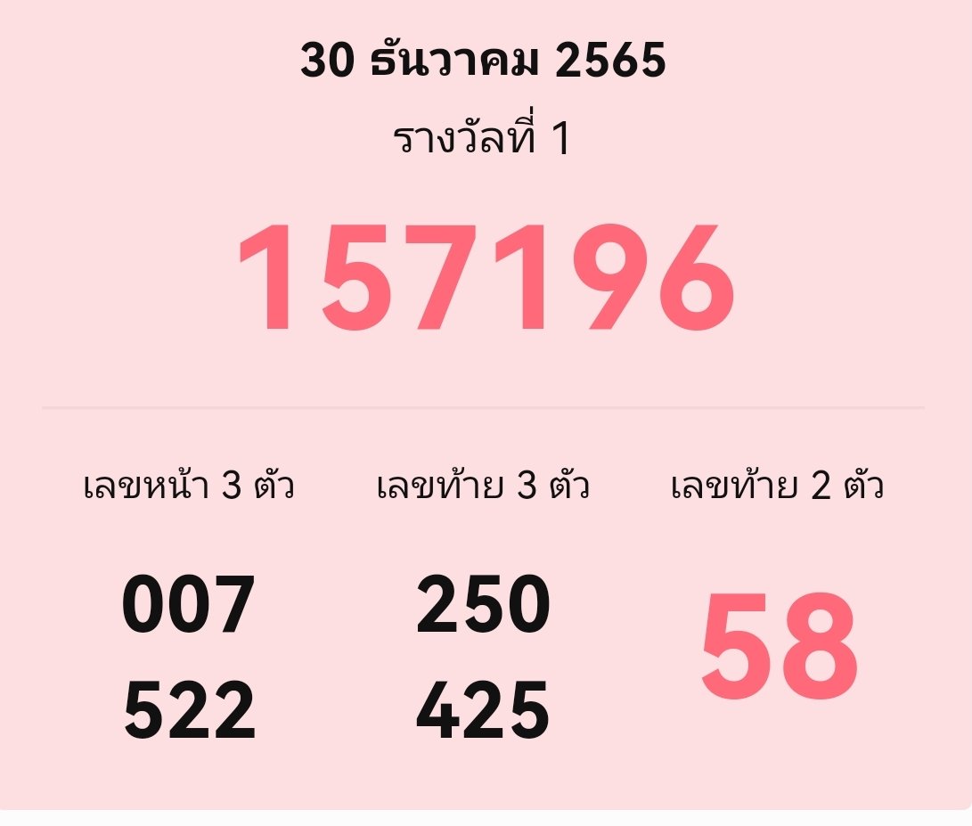 LaoStyles's tweet photo. สมกับที่ทำบุญมาวันนี้ปังมาก เด้ง บนล่าง หวยไทย ออมสินก็แตก https://t.co/u6H7cELucu