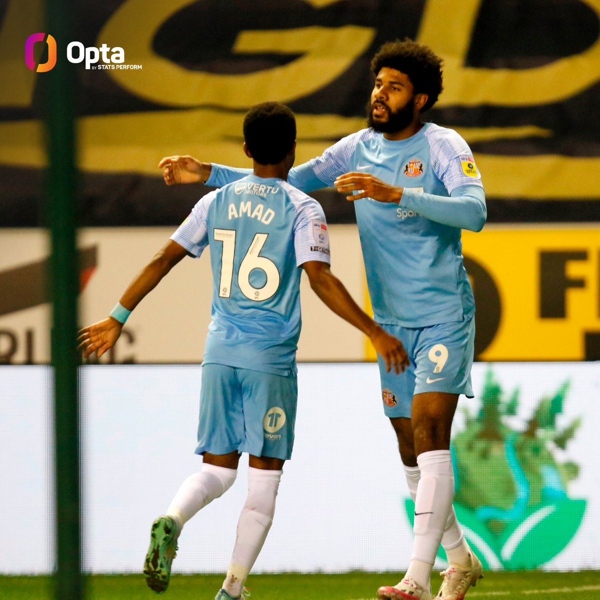 OptaJoe's tweet image. 22 - Sunderland's starting XI in their win at Wigan last night had an average age of 22 years and 268 days; the youngest group of starters in a match within the top four tiers of English football this season. Youth.