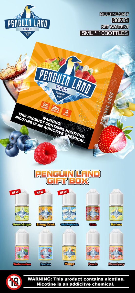 Liyishengvape's tweet image. Ejuice
5ML30mg~35mg~50mgOne gift box, ten flavors.
Wechat13360289035
#vladdin
#vapeman
#bahrainvape
#japanvapers
#вейп
#вейпинг
#voltbar
#vapenginofficial
#вейперы
#vapebrasil
#vapebh
#vapemanila
#vapevietnam
#電子たばこ
#vapeukraine
#vapephilippines
#ecigthai
#vapeuae
#vapedubai