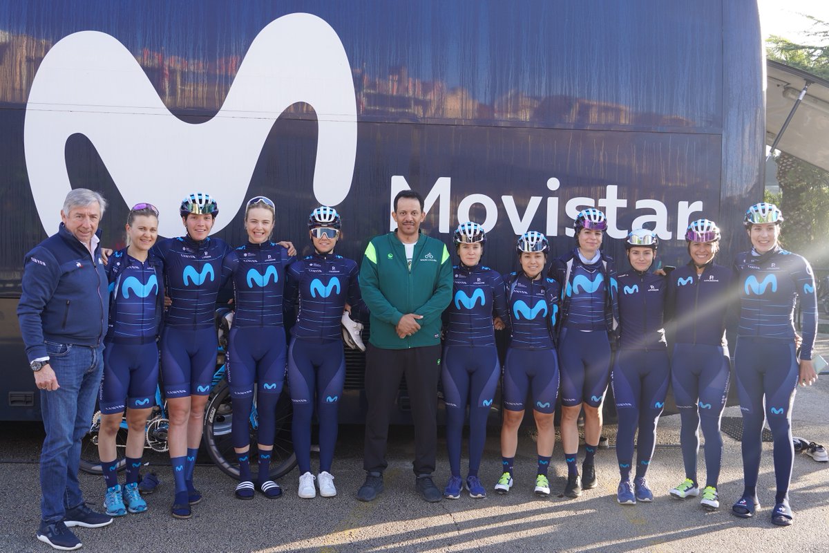 Movistar_Team's tweet photo. Looking to strengthen the partnership between @Saudi_Cycling and the team, Managing Director @FaressOtaibi met our organisation at the recent #MovistarTeam2023 camp, to discuss ways of cooperation, gain experience and raise the level of performance. #saudicycling #RodamosJuntos https://t.co/UfJDwHM4tK