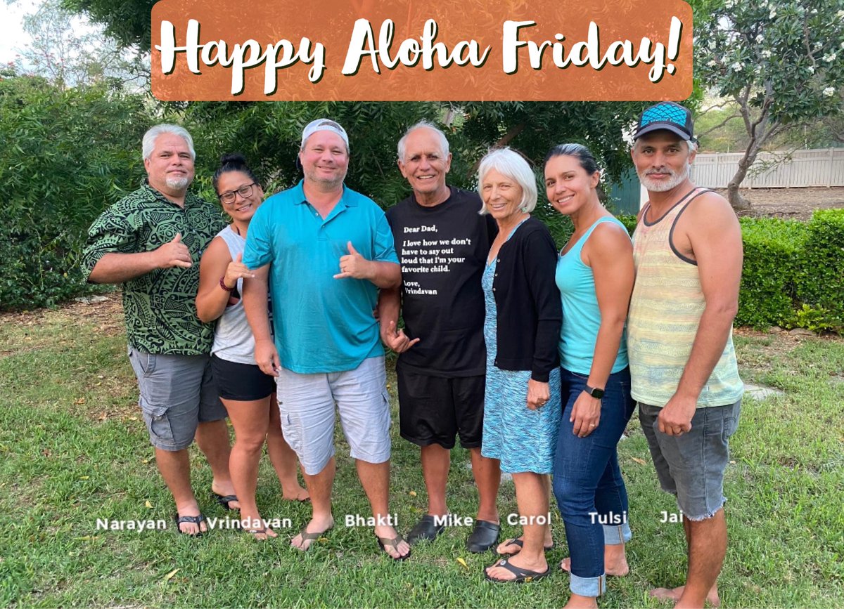 Aloha e friends…Happy Aloha Friday! #gabbardohana #happyalohafriday