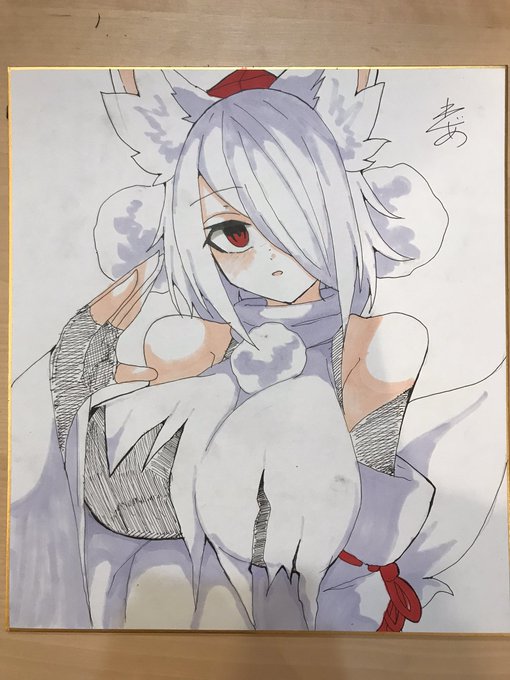 ダーティーな椛ちゃんも色紙に描いたよ〜!! 