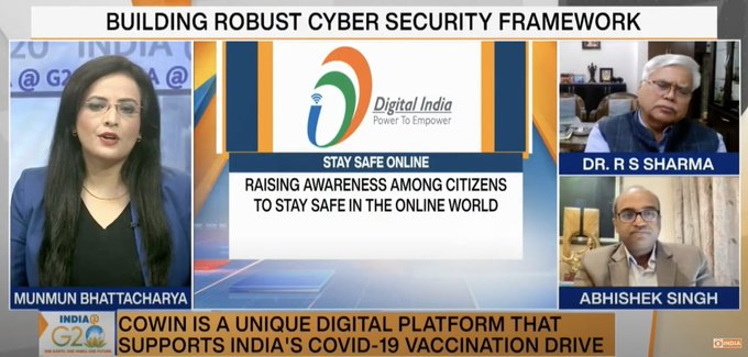 DDNewslive's tweet photo. 'Current form of #PersonalDataProtectionBill strikes a fine balance between privacy, safety &amp; responsibility of players in digital ecosystem', says CEO @AyushmanNHA
 
@rssharma3 @GoI_MeitY @abhish18 @Munmun_Bhat @amitabhk87 @g20org

Watch: https://t.co/5pcXMlfCIk https://t.co/2395jPLBPQ