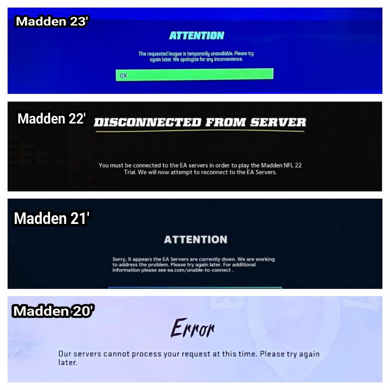 wolverine7009's tweet photo. @MaddenNFLDirect @EA No need to update the community and be transparent; your work speaks for itself. #NFLDropEA https://t.co/pV0M3ZdtnQ
