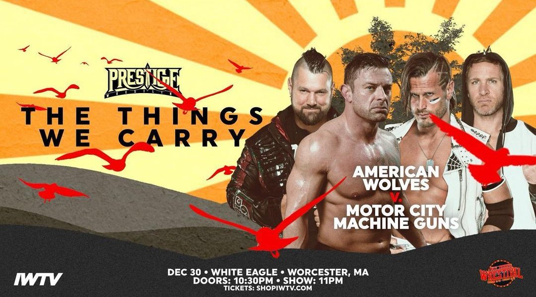 ColeKarterCLTV's tweet photo. ✨🎪TONIGHT AT @WrestlePrestige THE THINGS WE CARRY AT @TheWrestival!🎪✨
✨🚨DREAM MATCH ALERT!🚨✨
#AmericanWolves @TheEddieEdwards & @RichardsWesley 🆚 #MotorcityMachineGuns @fakekinkade & @SuperChrisSabin
LET'S OMG GOOOO!
🎪🐺✋👈🤯🤍🖤💖✨ https://t.co/Xzr63xYMYh