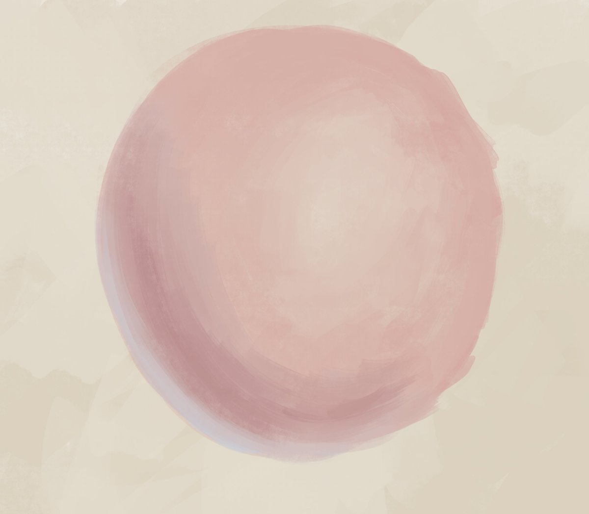 「顔を立体的に描くのが苦手なので球体から顔にしていく実験。 」|ベカサク@背景屋のイラスト