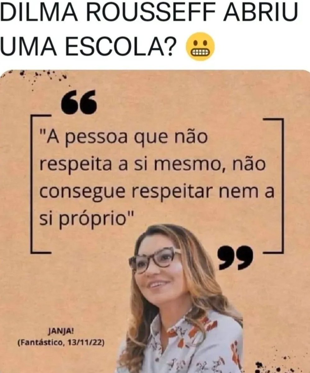 Dilma fazendo escola 🤡🤡🤡